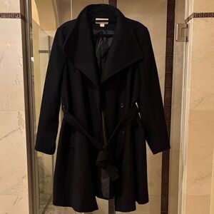 MICHAEL Michael Kors Women’s Black Trench Coat